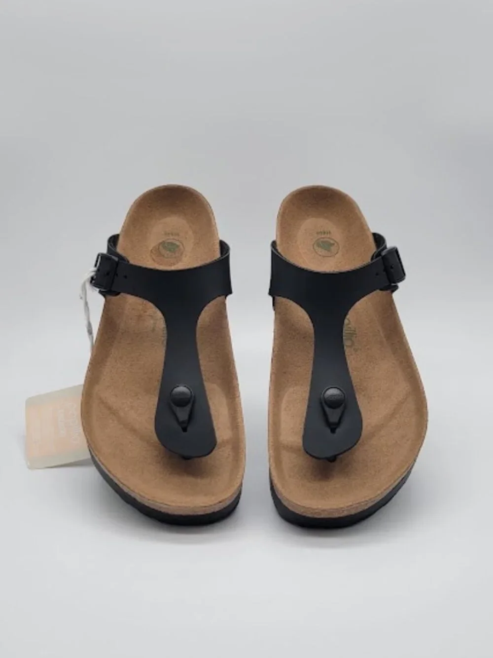 PAPILLIO by BIRKENSTOCK Gizeh Women’s Black Platform Thong Sandals EU 39 NWT